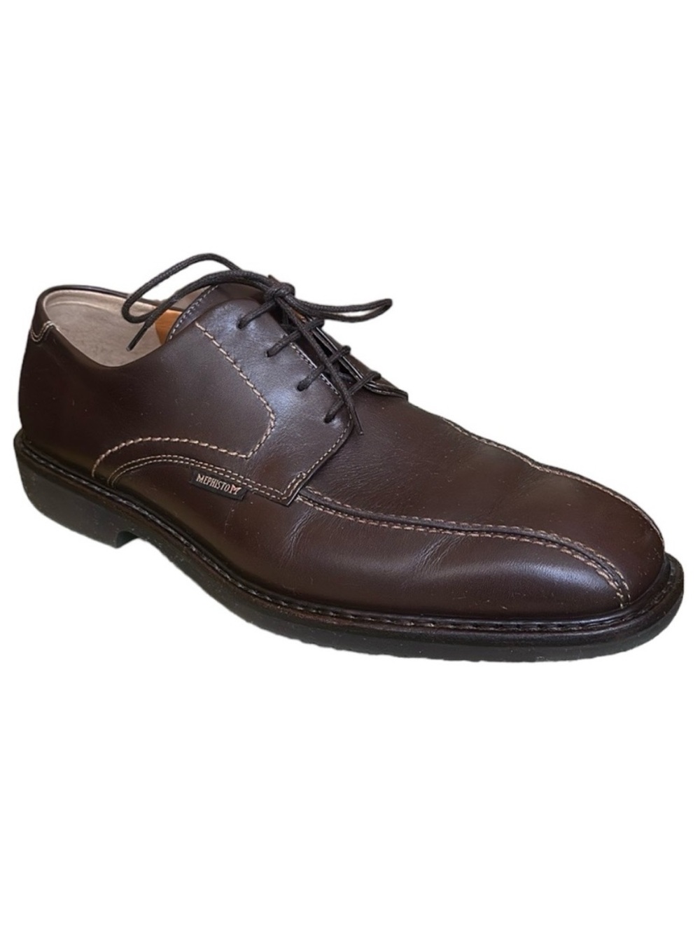 Mephisto Goodyear Welt Shoes Men's Size 10 Brown Casual Derby Oxford